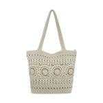 The Sak Crafted Classic Large Carryall - Hand Crochet - Natural Medallion