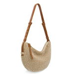 The Sak Tess Shoulder Bag - Hand Crochet - Bamboo Static
