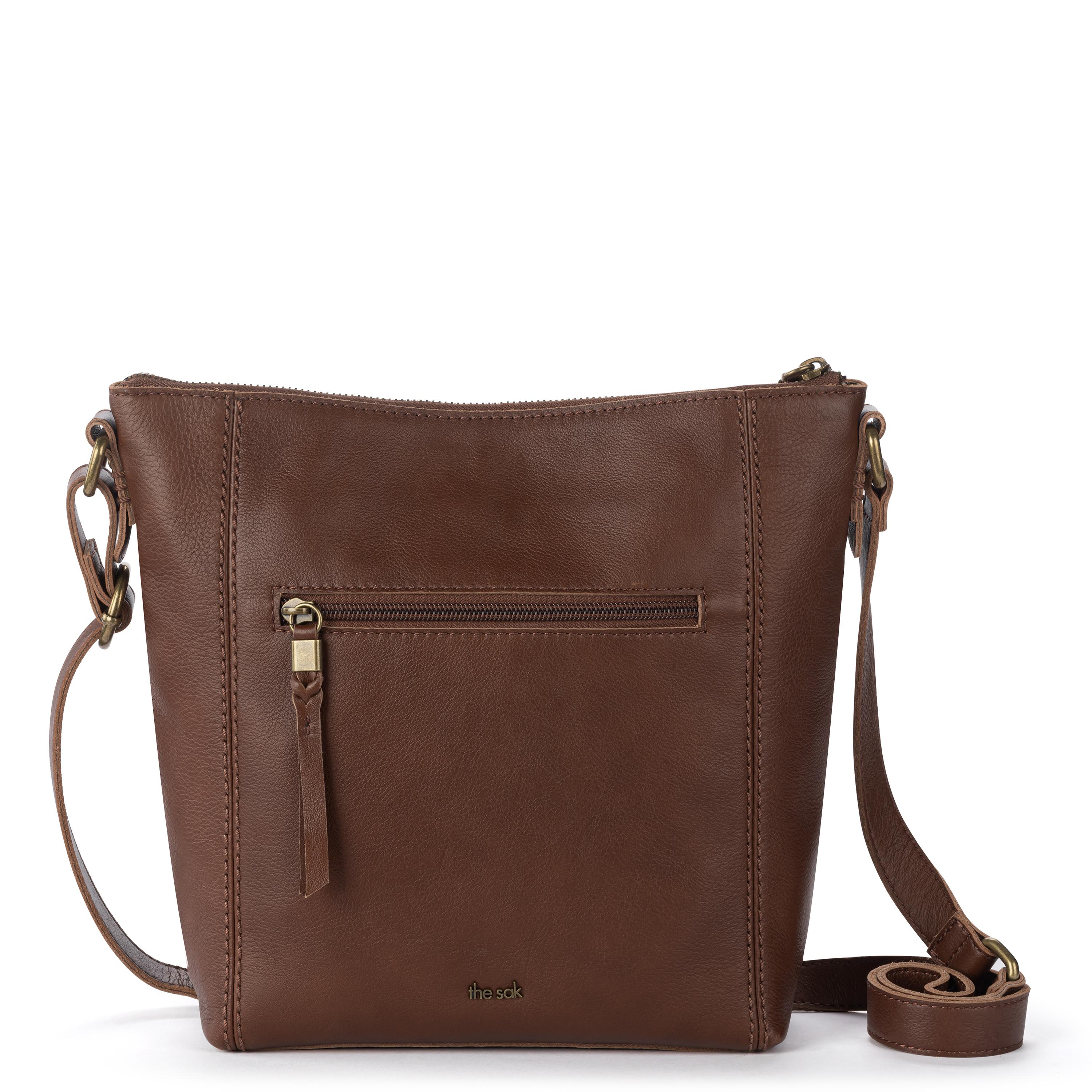 The Sak Ashland Leather Slouchy Crossbody - Leather - Whiskey