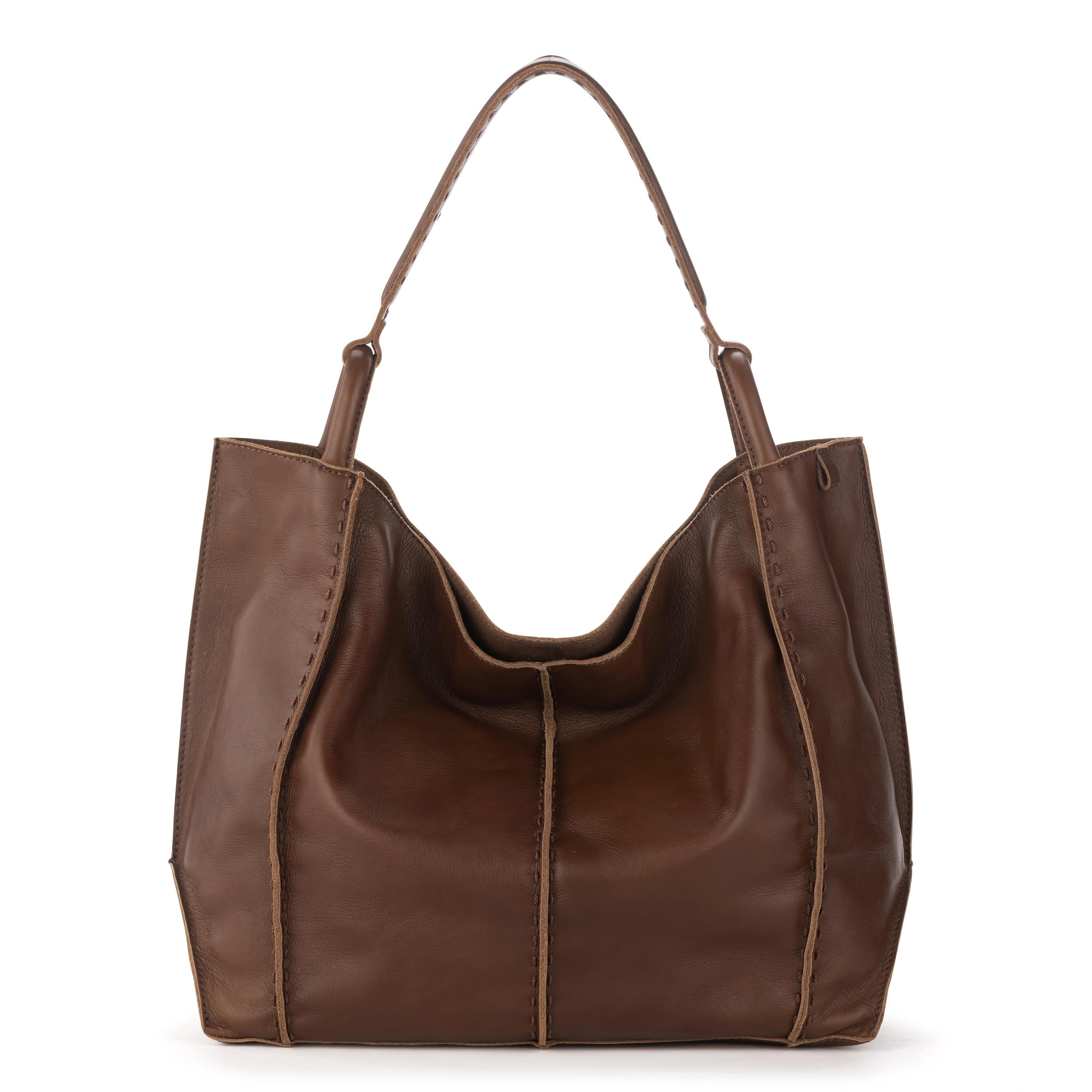 The Sak Los Feliz Large Tote - Leather - Whiskey