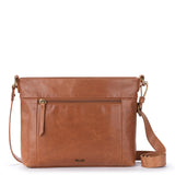 The Sak Melrose Leather Soft Crossbody - Leather - Tobacco Floral Emboss