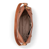 The Sak Melrose Shoulder Bag - Leather - Tobacco Floral Embossed