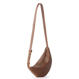 The Sak Tess Crescent Sling - Leather - Whiskey