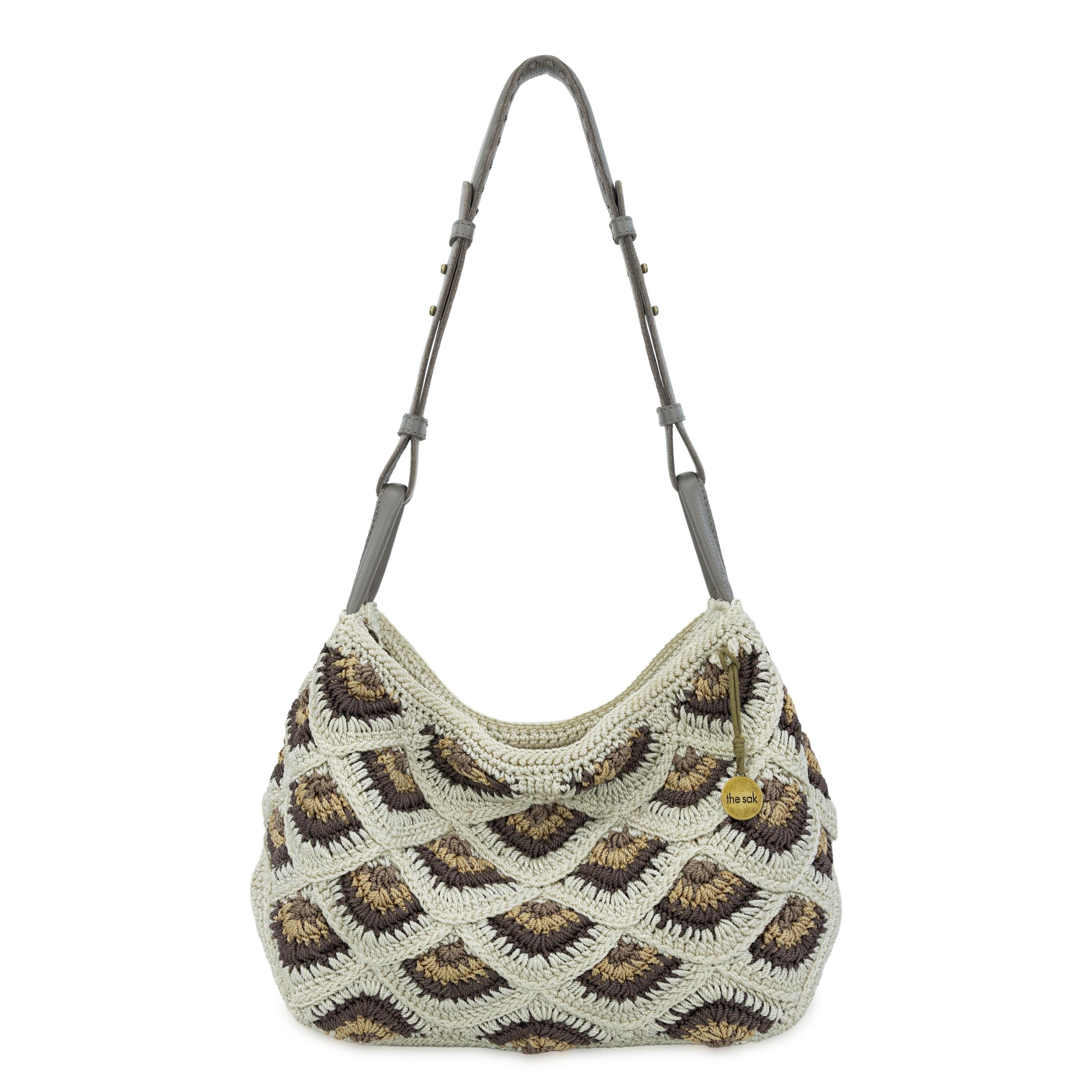 The Sak Los Feliz Hobo - Hand Crochet - Natural Mermaid