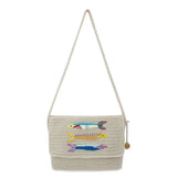 The Sak Marlow Flap Shoulder Bag - Hand Crochet - Sardines