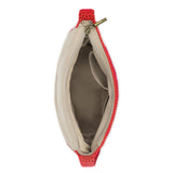 The Sak Marlow Flap Shoulder Bag - Hand Crochet - Scarlet