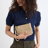 The Sak Vita Convertible Wristlet - Hand Crochet - Bamboo Static
