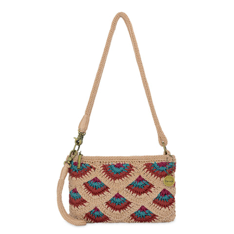 The Sak Vita Convertible Wristlet - Hand Crochet - Bamboo Mermaid
