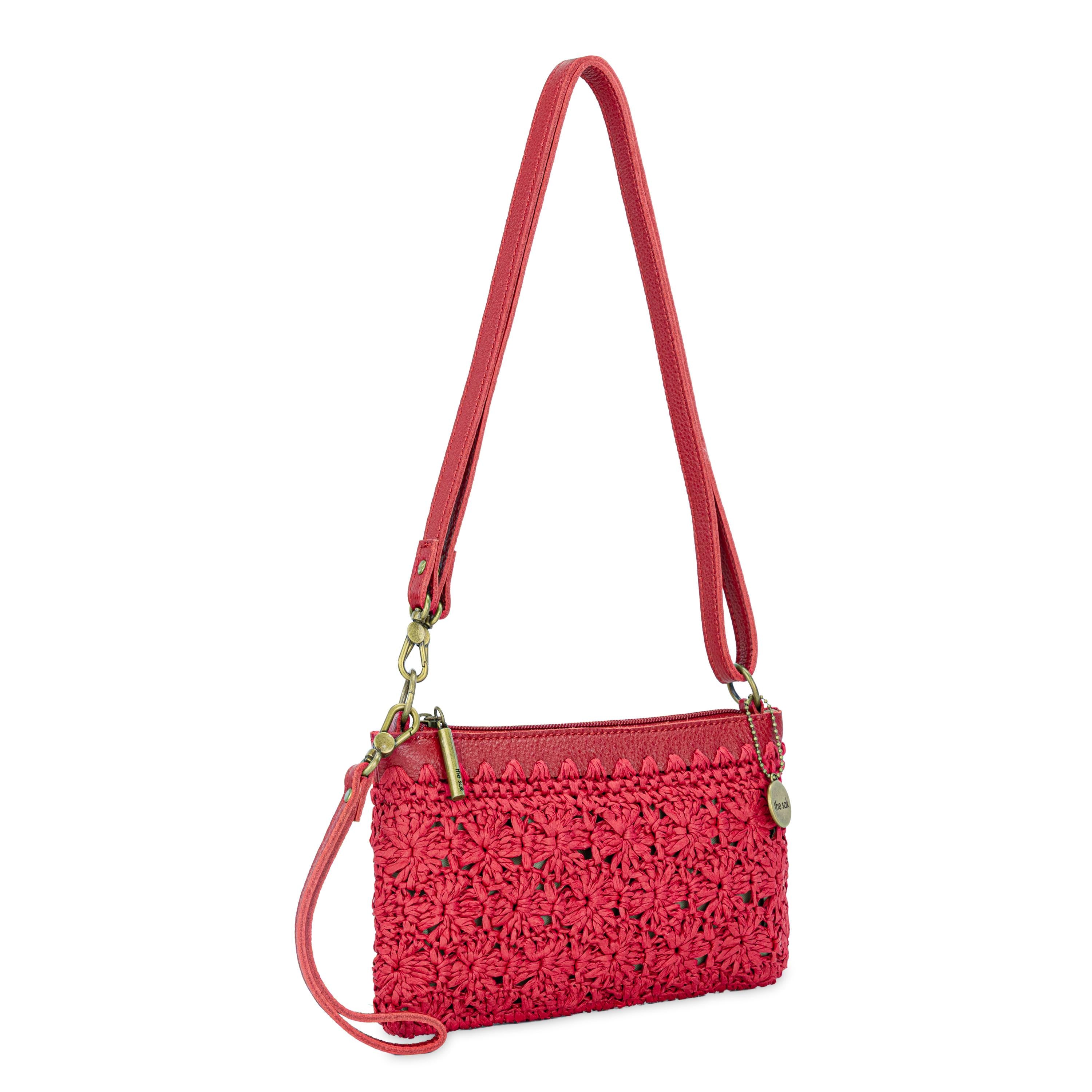 The Sak Vita Convertible Wristlet - Straw - Scarlet Primrose