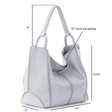 The Sak Los Feliz Large Tote - Leather - Powder Blue