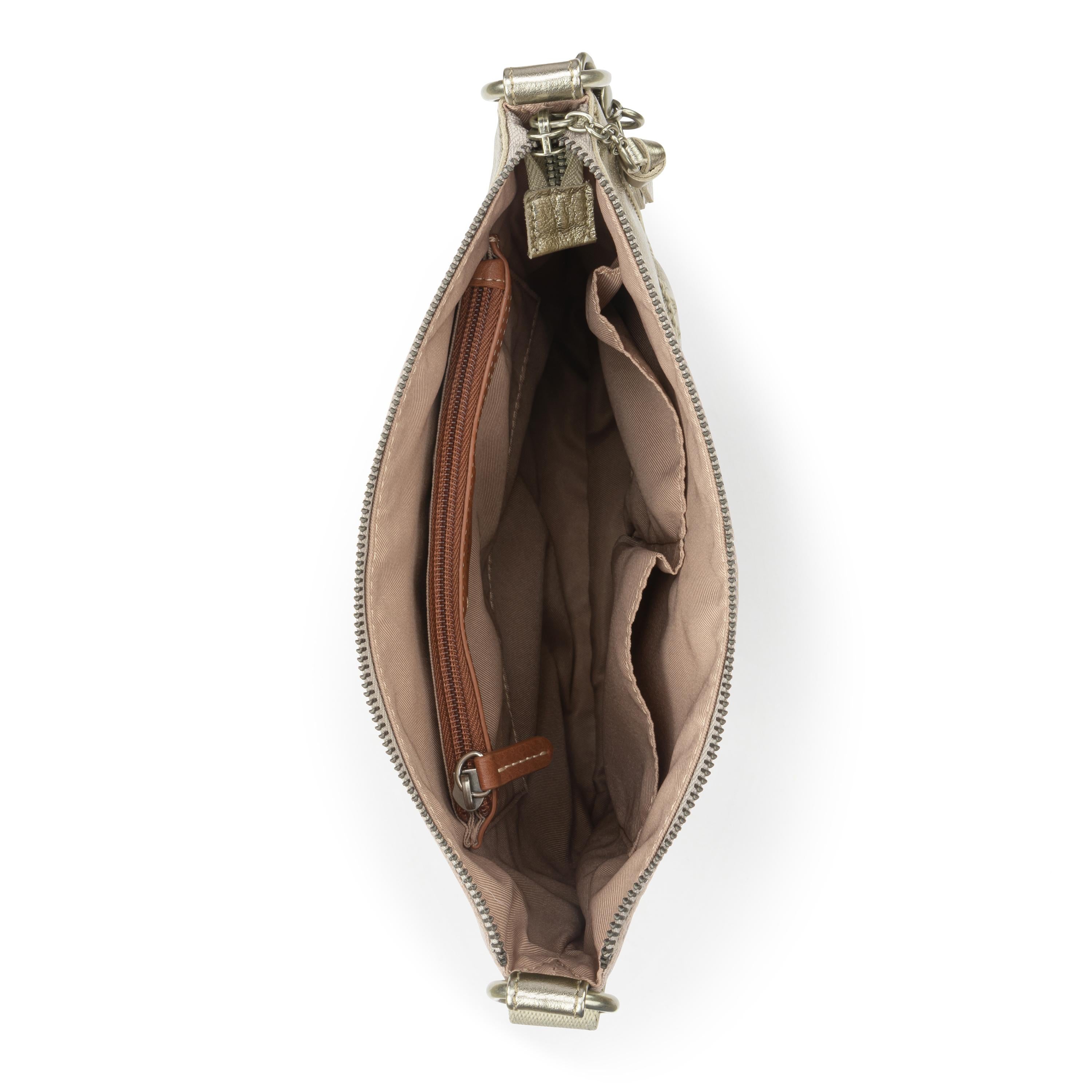 The Sak Lucia Crossbody - Leather - Pyrite Stitch