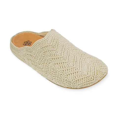 The Sak Bolinas Ripple Clog - Hand Crochet - Natural Ripple