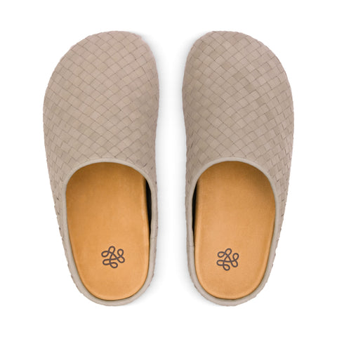 The Sak Bolinas Woven Clog - Leather - Woven Sand