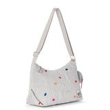 Sakroots Banyan Hobo - EcoTwill - Multi Flower Quilted