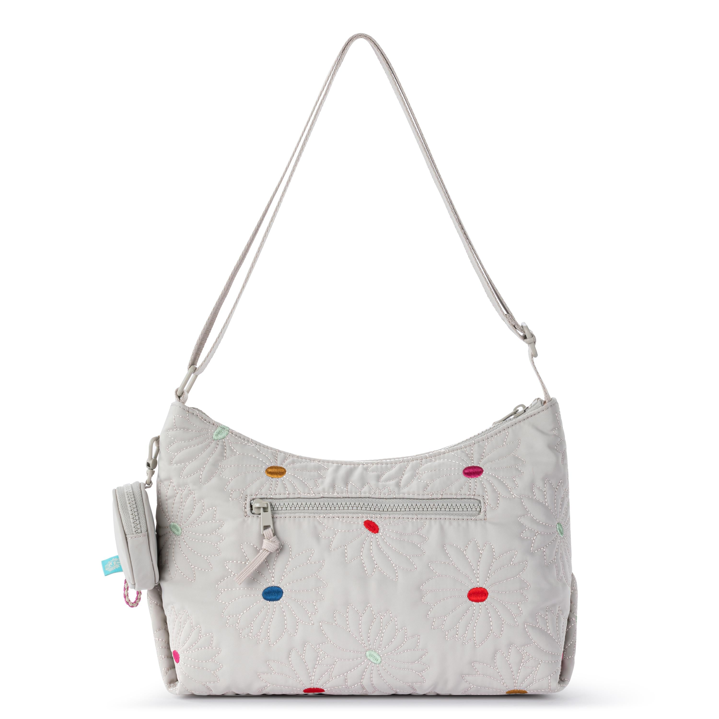 Sakroots Banyan Hobo - EcoTwill - Multi Flower Quilted