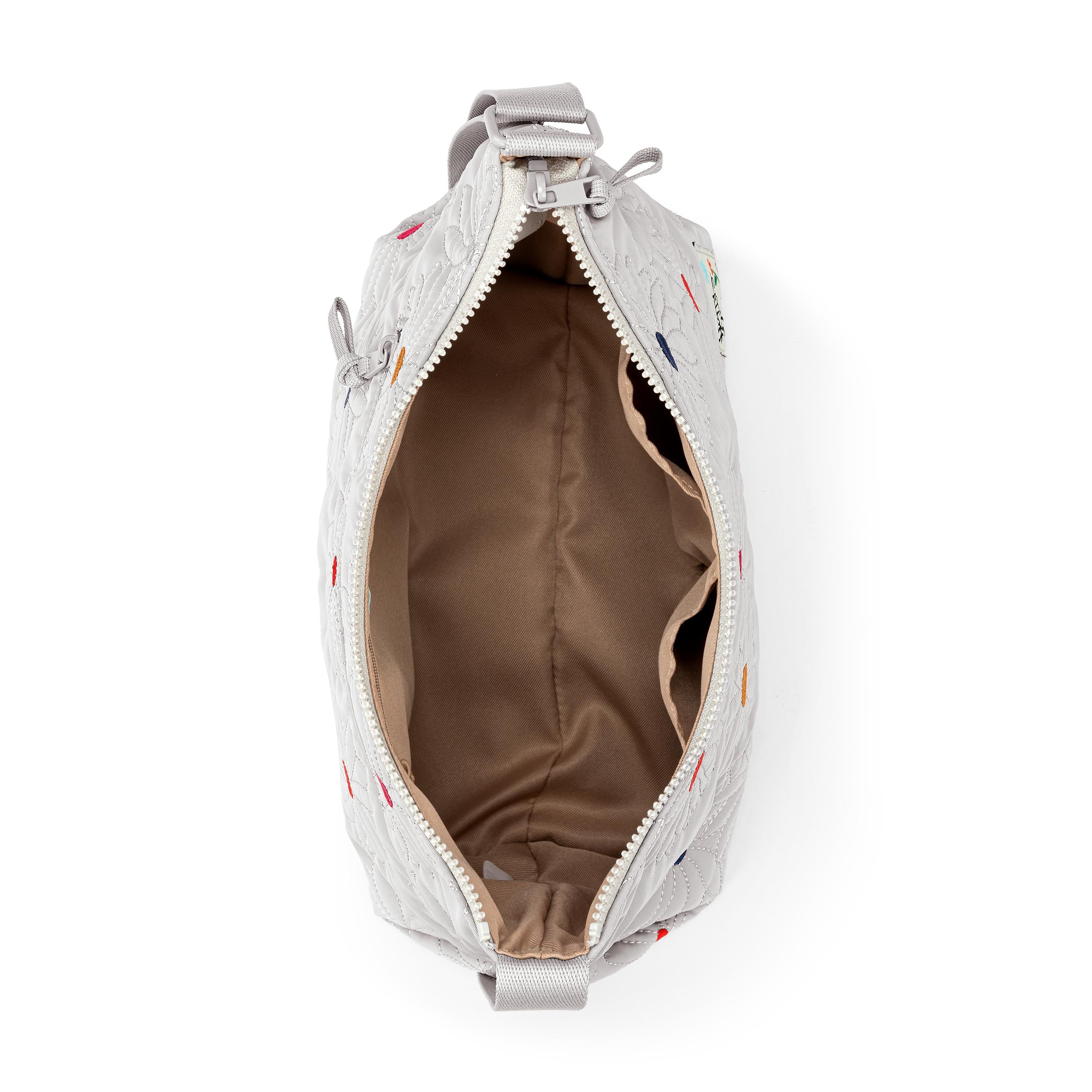 Sakroots Banyan Hobo - EcoTwill - Multi Flower Quilted