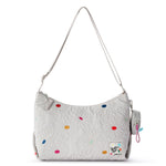 Sakroots Banyan Hobo - EcoTwill - Multi Flower Quilted