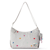 Sakroots Banyan Hobo - EcoTwill - Multi Flower Quilted