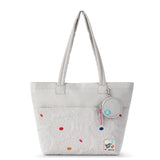 Sakroots Banyan Shoulder Tote - EcoTwill - Multi Flower Quilted