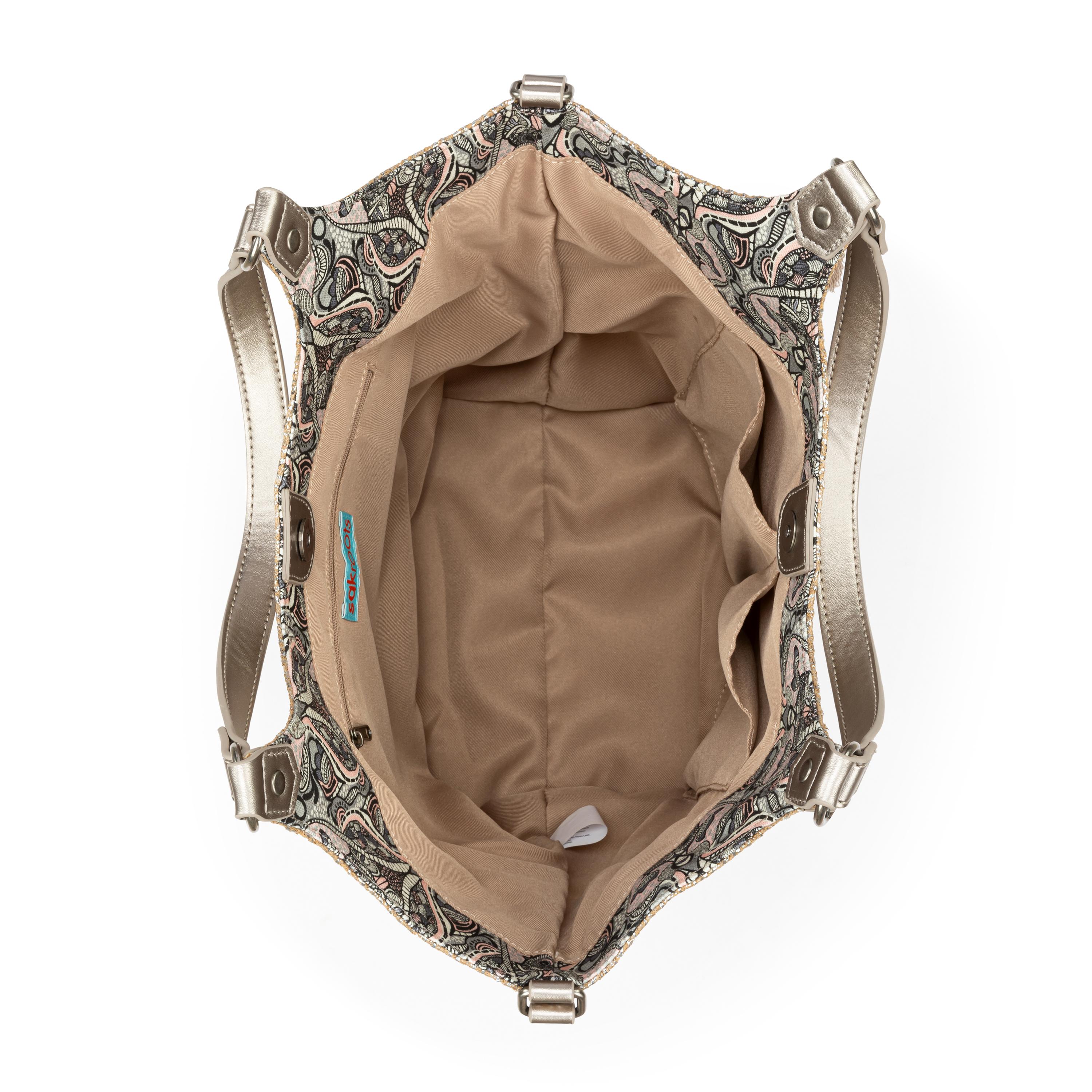 Sakroots Roma Shopper - Straw - Pyrite Straw