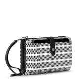 Sakroots Smartphone Wallet - Straw - Black and White Woven