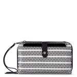 Sakroots Smartphone Wallet - Straw - Black and White Woven