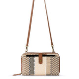 Sakroots Smartphone Wallet - Straw - Tobacco Batik Woven