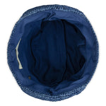 The Sak 120 Hobo - Hand Crochet - Denim Tonal Flower