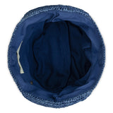 The Sak 120 Hobo - Hand Crochet - Denim Tonal Flower