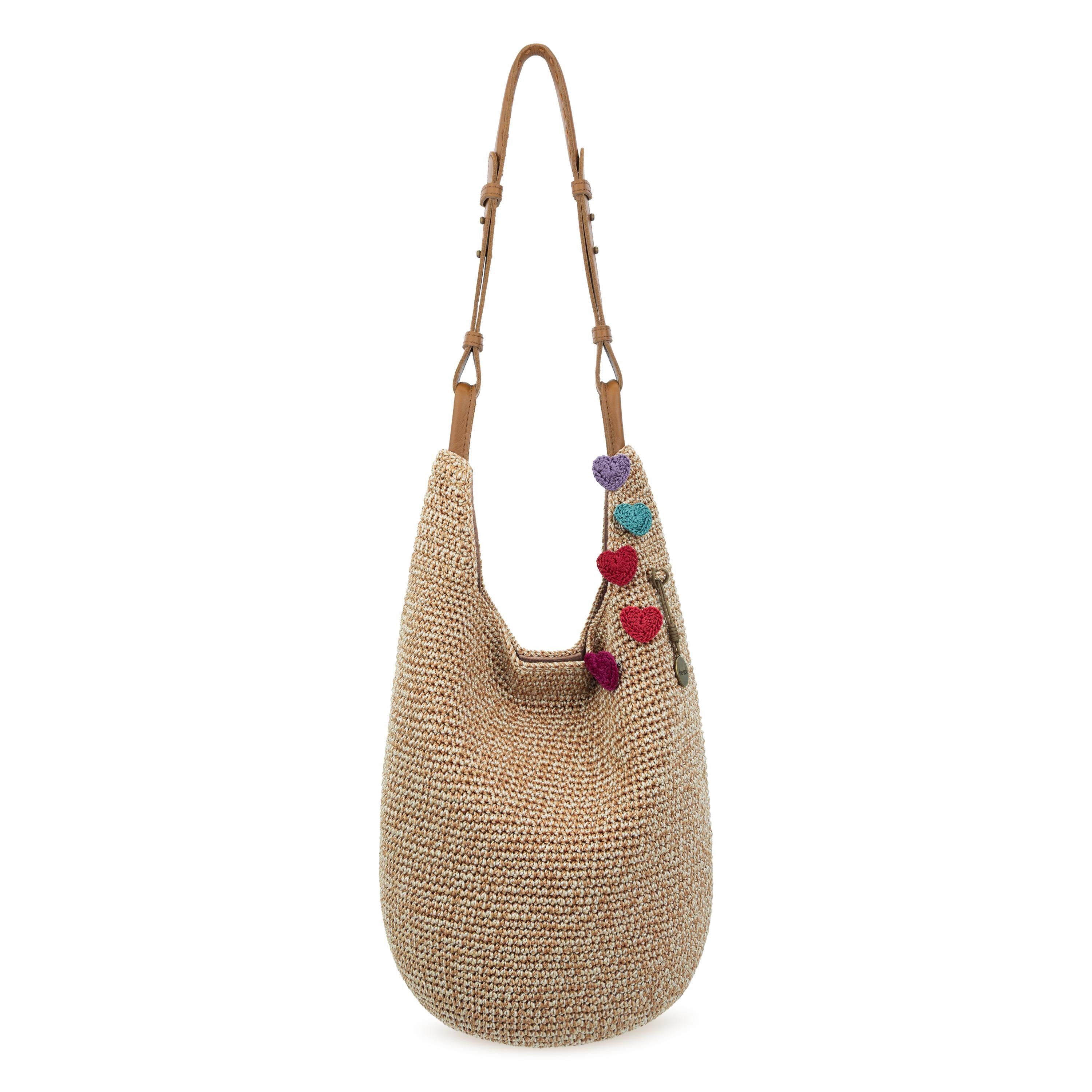 The Sak Los Feliz 120 Hobo - Hand Crochet - Bamboo Static