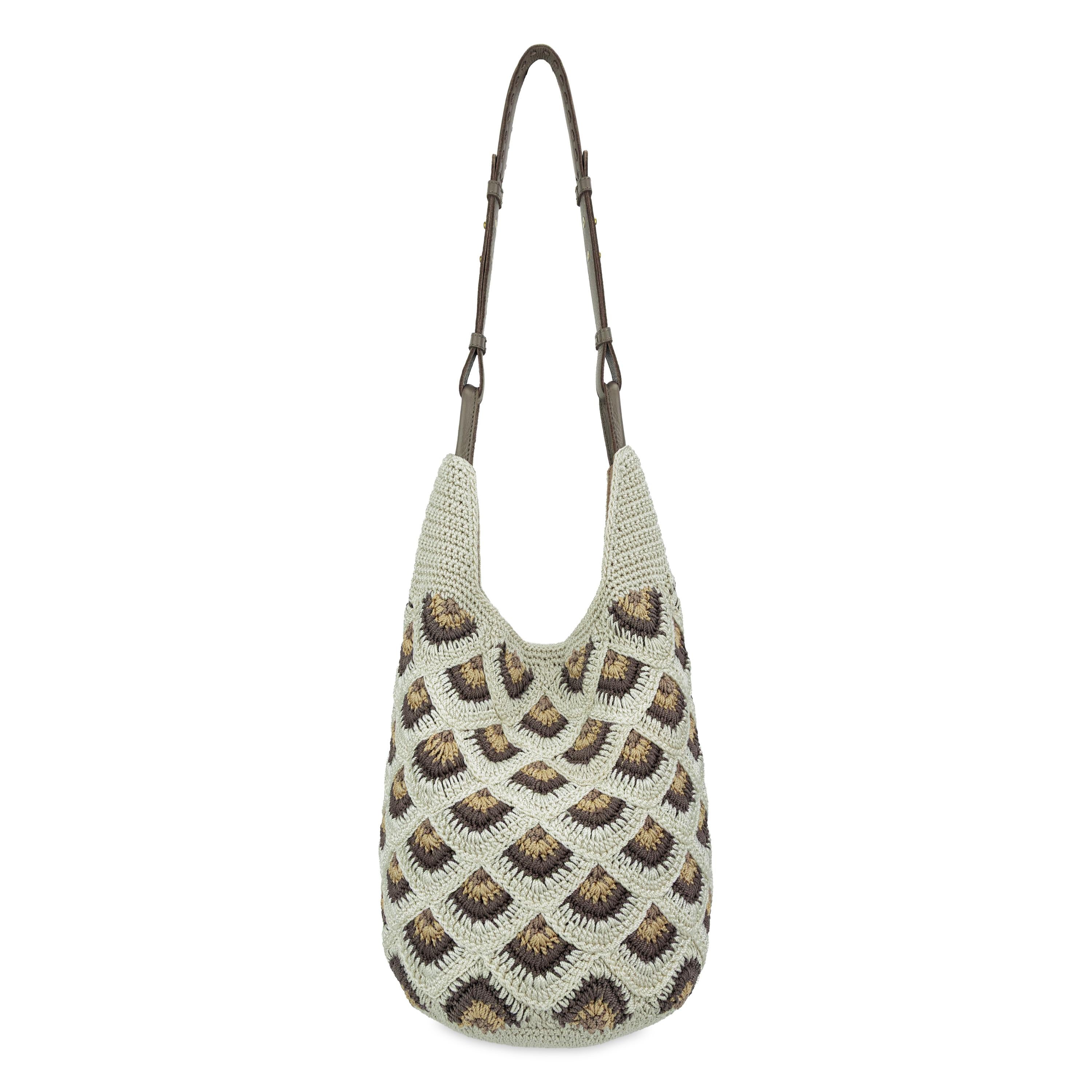 The Sak Los Feliz 120 Hobo - Hand Crochet - Natural Mermaid