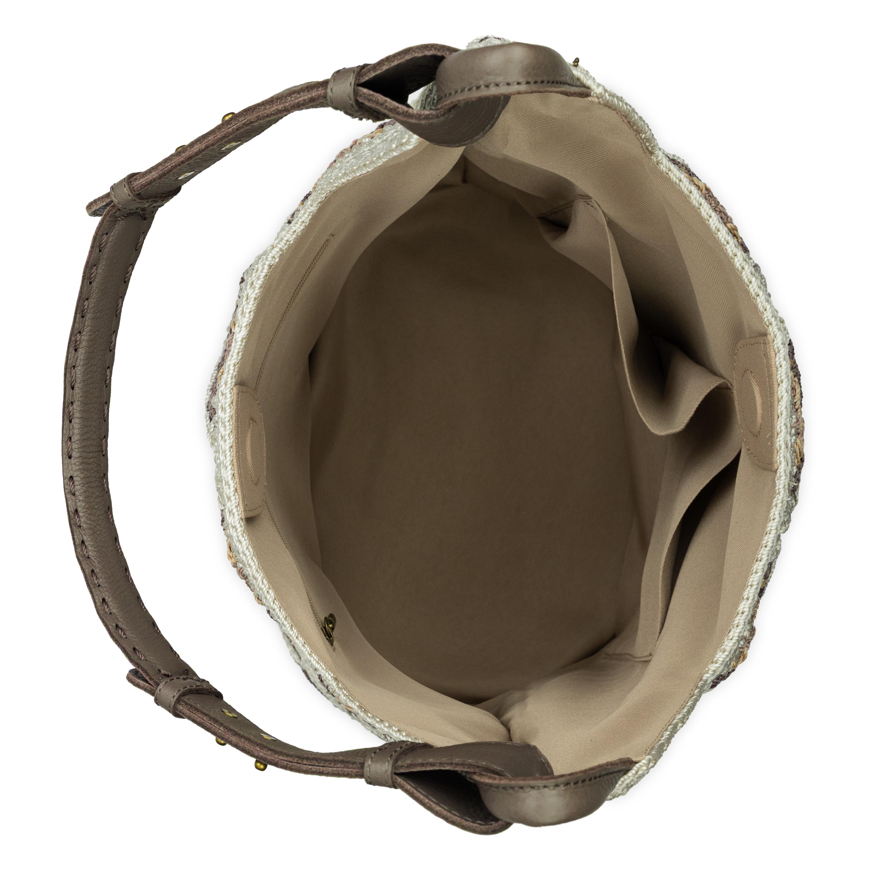 The Sak Los Feliz 120 Hobo - Hand Crochet - Natural Mermaid