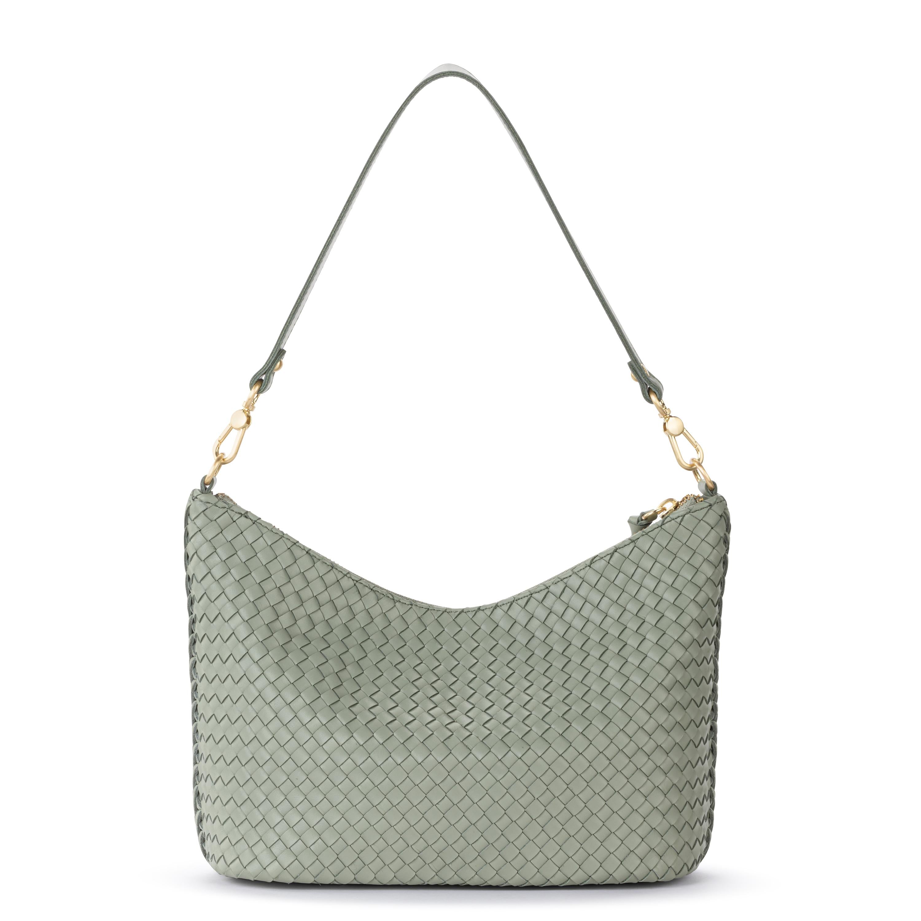 The Sak Juniper Small Hobo - Leather - Meadow Woven