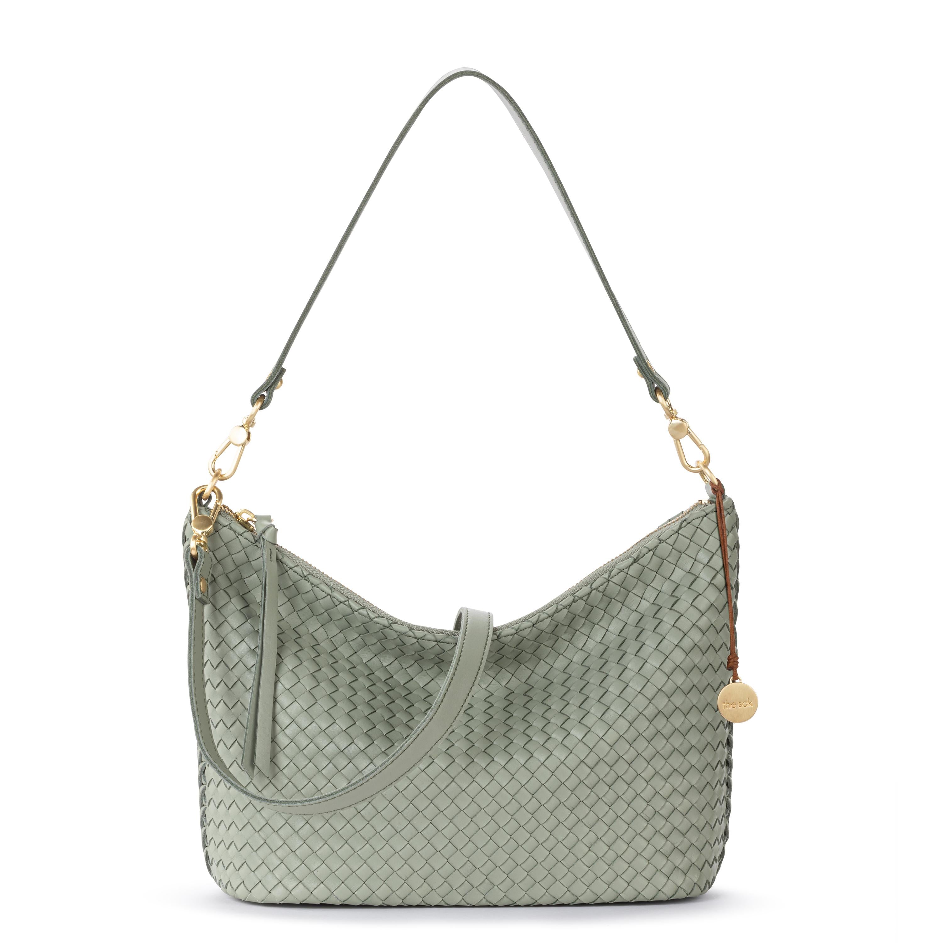 The Sak Juniper Small Hobo - Leather - Meadow Woven