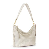 The Sak Juniper Small Hobo - Leather - Stone Woven