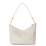 The Sak Juniper Small Hobo - Leather - Stone Woven