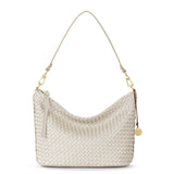 The Sak Juniper Small Hobo - Leather - Stone Woven