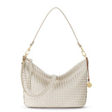 The Sak Juniper Small Hobo - Leather - Stone Woven