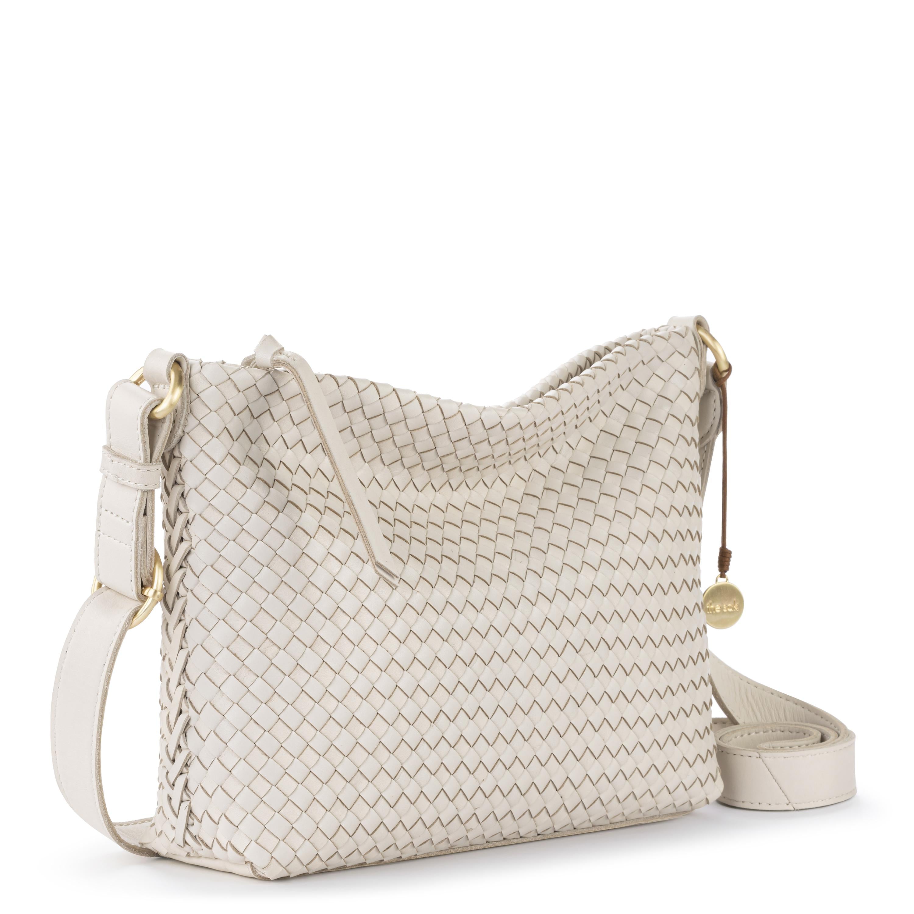 The Sak Melrose Crossbody - Leather - Stone Woven