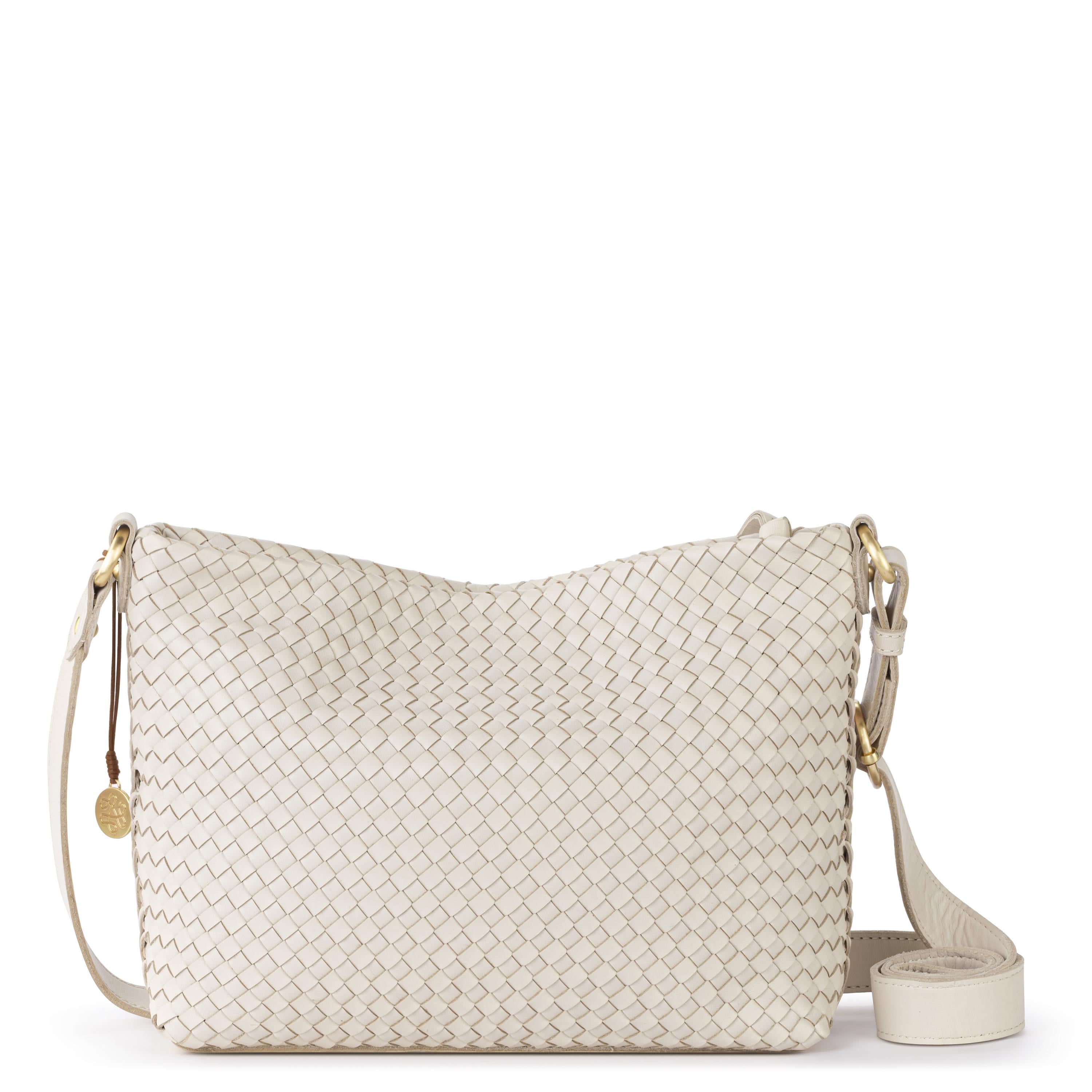 The Sak Melrose Crossbody - Leather - Stone Woven