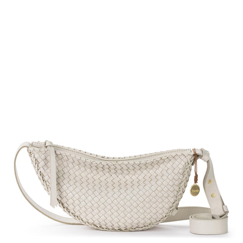 The Sak Tess Sling - Leather - Stone Woven