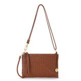 The Sak Vita Convertible Wristlet - Leather - Cognac Woven