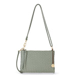 The Sak Vita Convertible Wristlet - Leather - Meadow Woven