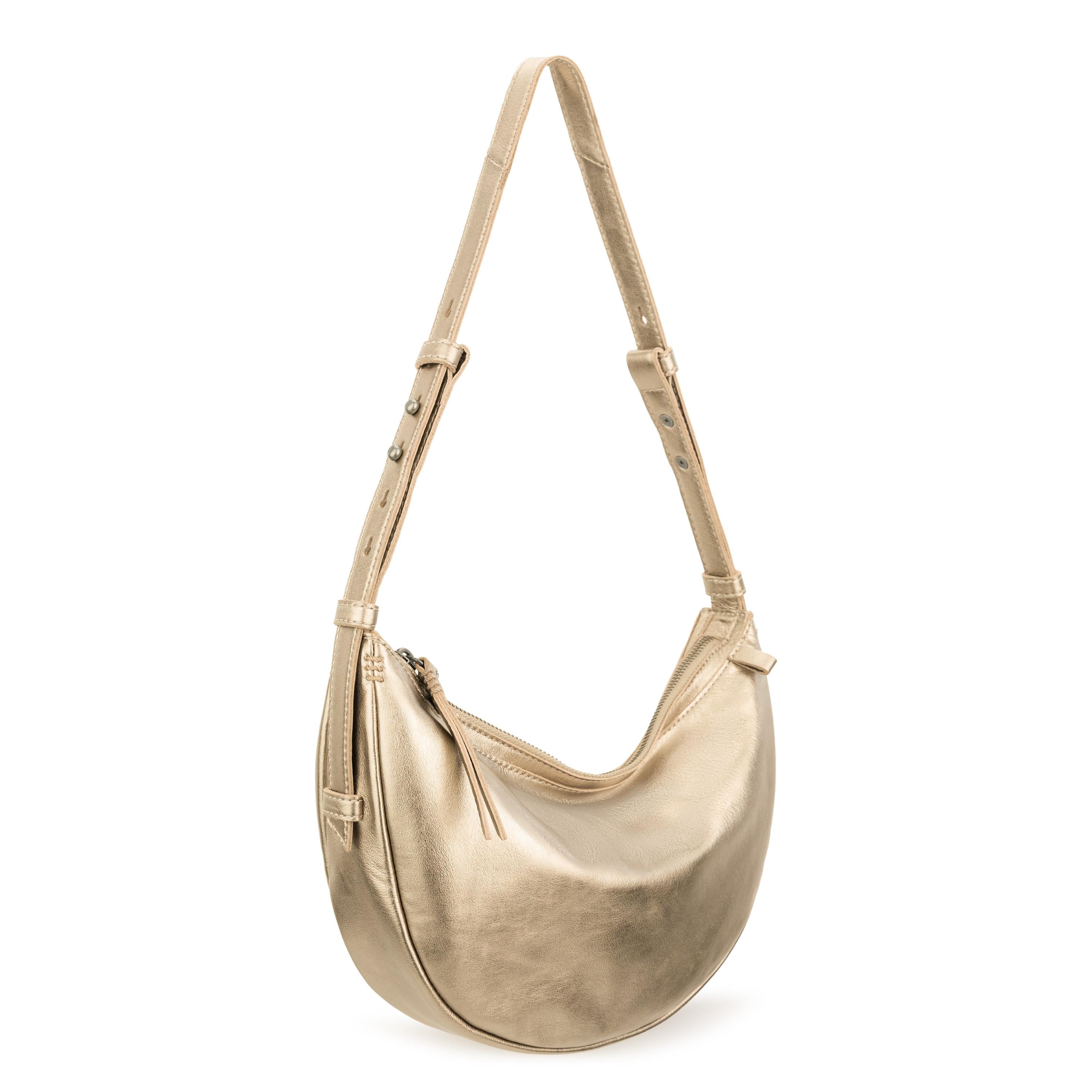 The Sak Tess Shoulder Bag - Leather - Light Gold