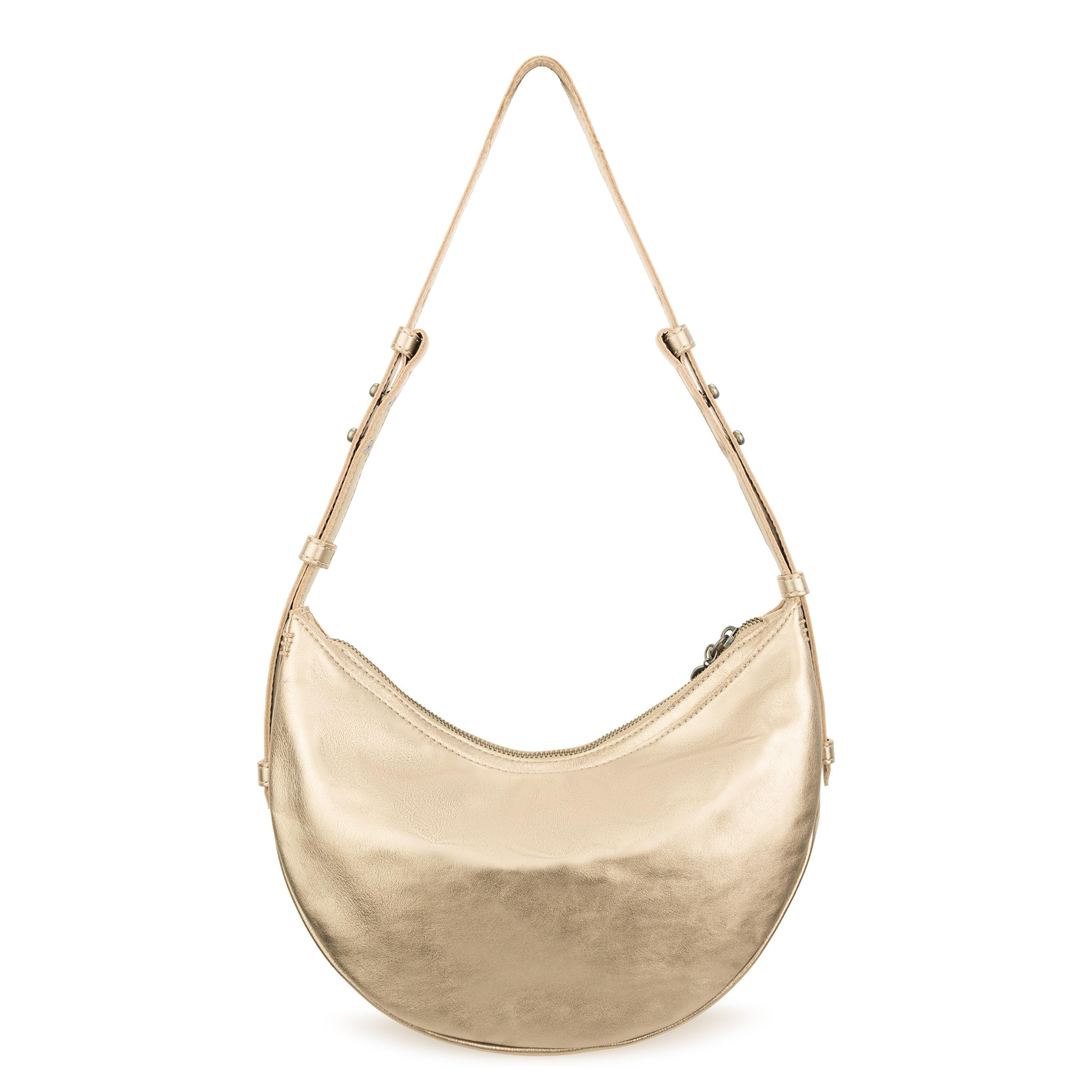 The Sak Tess Shoulder Bag - Leather - Light Gold