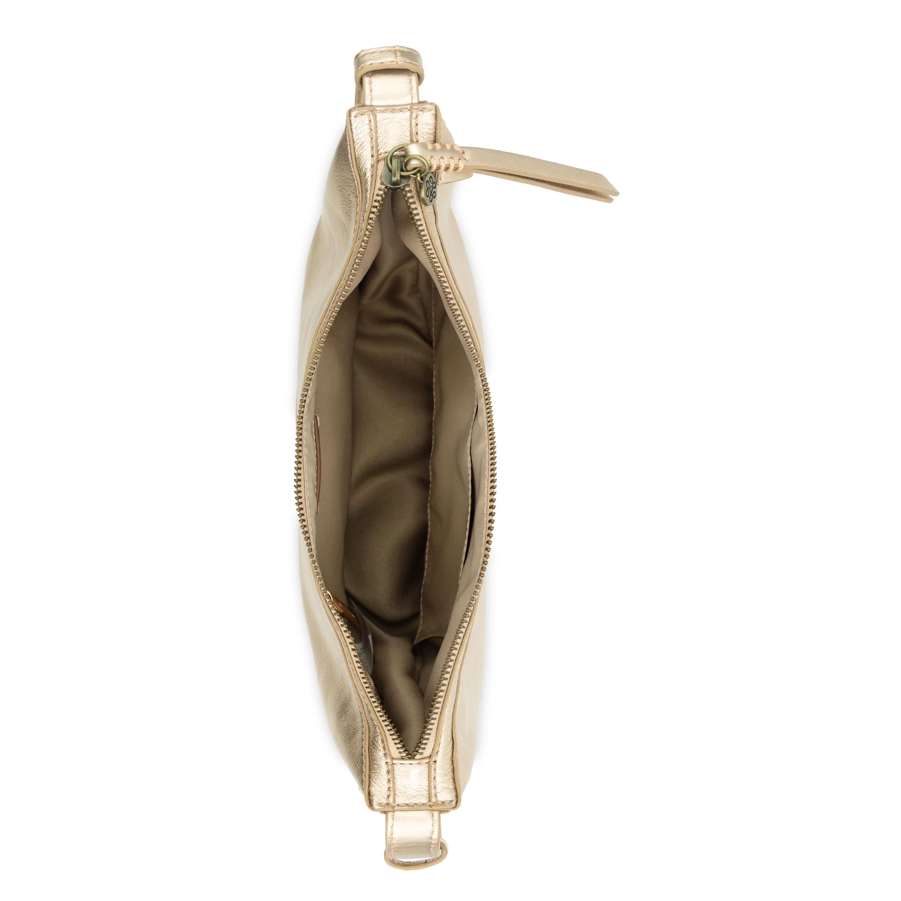 The Sak Tess Shoulder Bag - Leather - Light Gold