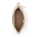 The Sak Juniper Small Hobo - Leather - Stone Metallic Woven