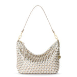 The Sak Juniper Small Hobo - Leather - Stone Metallic Woven