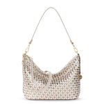 The Sak Juniper Small Hobo - Leather - Stone Metallic Woven