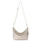 The Sak Juniper Small Hobo - Leather - Stone Metallic Woven
